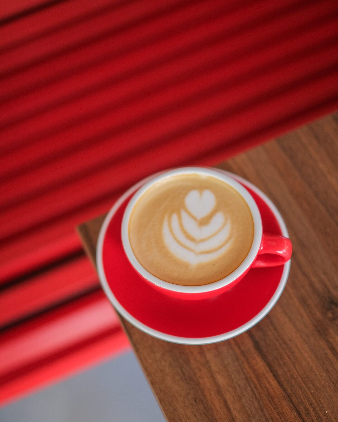 Coffee on the red bench, ULU